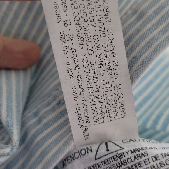 NEW Zara Denim Blue Pin Stripe Vest - Picture 10 of 11